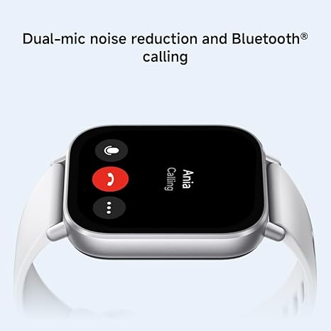 Xiaomi Redmi Watch 5 Active Smartwatch, 2.0" LCD Display, 18 Days of Battery Life, 140+ Sports Modes, 5ATM Waterproof, Bluetooth Calling, Fitness-Tracker- Matte Silver
