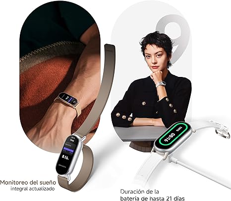 Xiaomi Smart Band 9 Global Version (2024) 1.62" Amoled Display | 233 mAh Battery | up to 21 Days of Battery Life | Over 150 Workout Modes | BT 5.4 | 50M Water Resistant - Mystic Rose