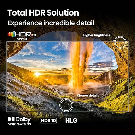 Hisense 55" Class E6 Series QLED 4K UHD Smart Fire TV (55E6QF, 2025 Model) - QLED, AI Light Sensor, Dolby Vision · Atmos, Voice Remote with Alexa, Motion Rate 120, HDR 10+ Adaptive, Game Mode Plus